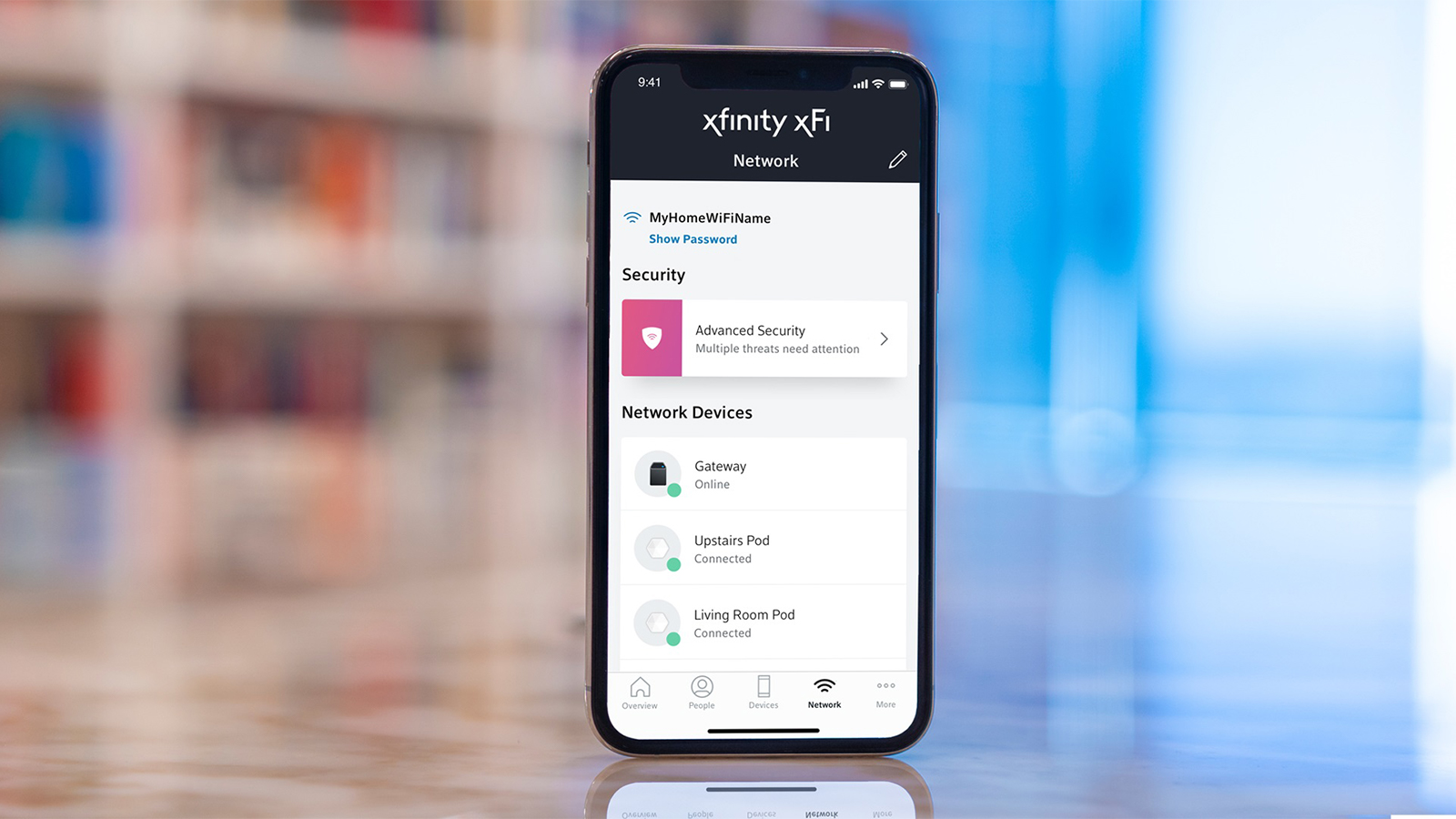 smartphone showing xFi app